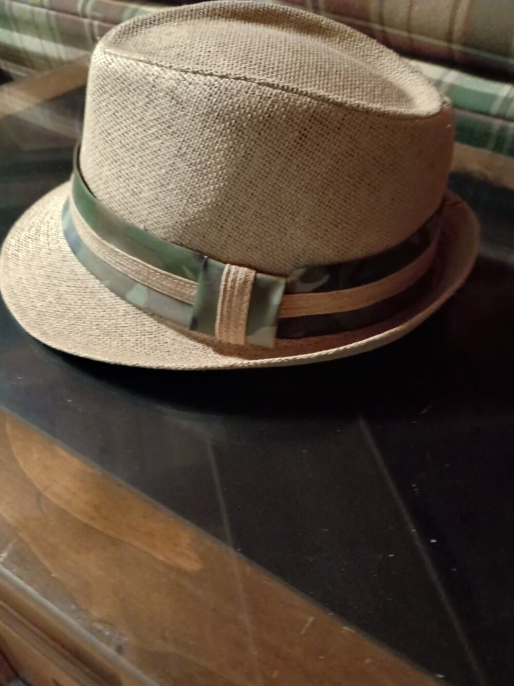 Collection Eighteen woven camo banded Fedora